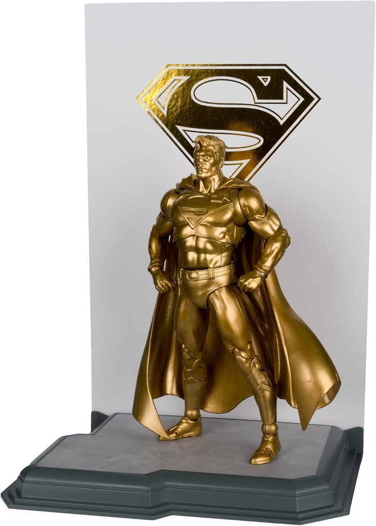 McFarlane DC Multiverse Superman (Centennial Park Tribute Statue) Gold-Label 178 Cm Actionfigur Spielzeug