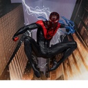 McFarlane Marvel Spider-Man 1:10th Scale Collectible with Scene (Miles Morales: Spider-Man #1) Toys