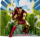McFarlane Marvel Iron Man 1:10th Scale Posed Figure with Scene (the Invincible Iron Man #126) Toys